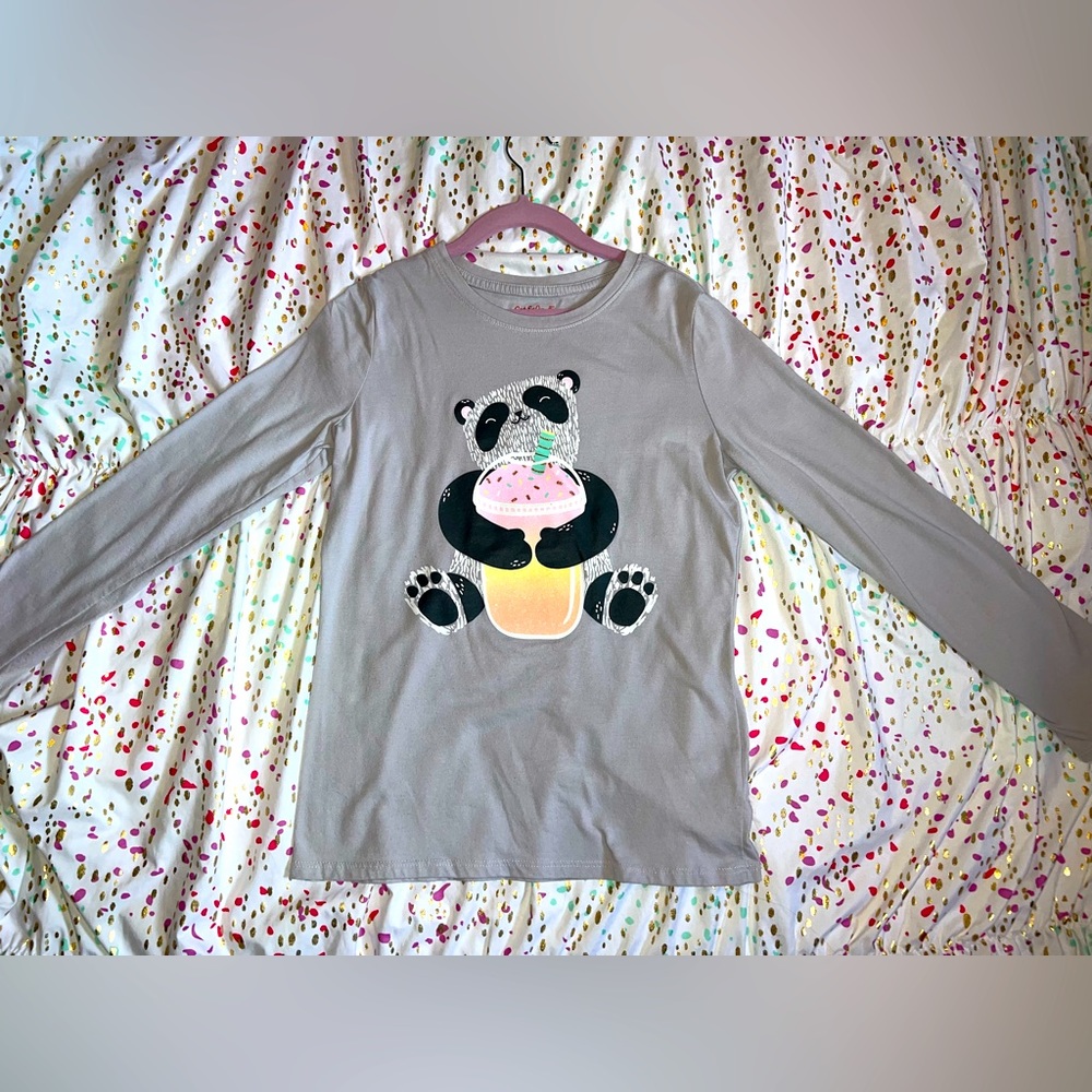 Kid’s Long Sleeve Panda Shirt